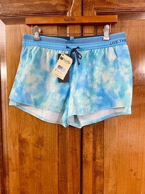 Salt Life Junior/Women's Blue Tie-Dye Performance Shorts